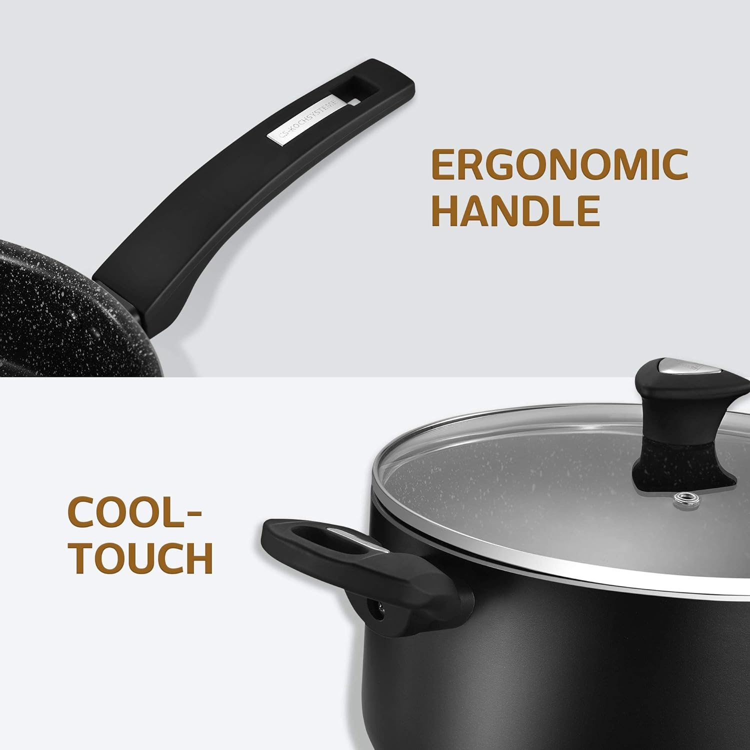 KOCH SYSTEME CS 12” Black Wok with Lid Review