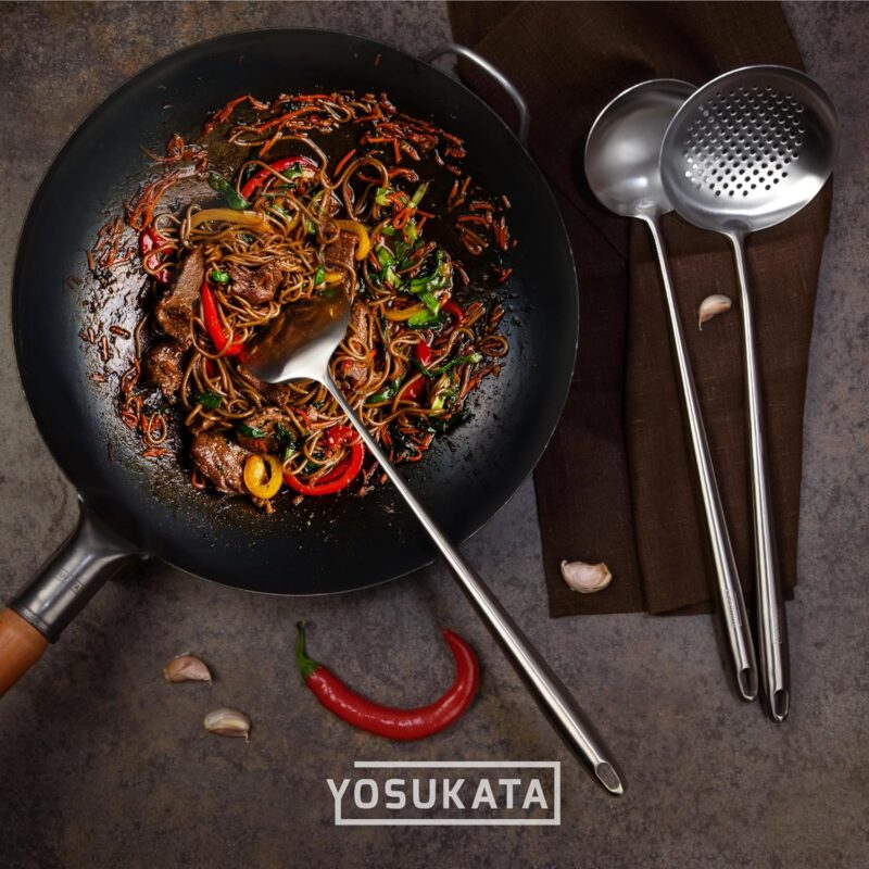 YOSUKATA Pre-Seasoned Wok Utensils Set Review