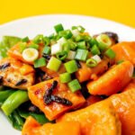 Savor the Crunch: Perfectly Crispy Tofu with Colorful Vegetables