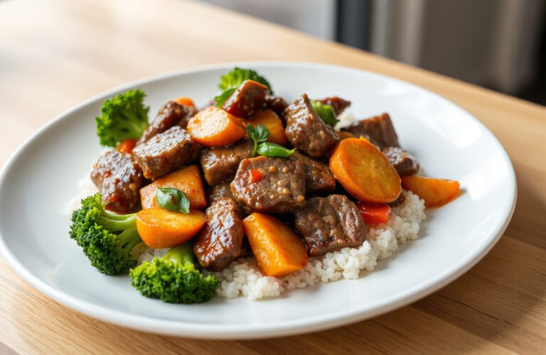 Savory Stir-Fried Beef with Crisp Chinese Broccoli: A Perfect Harmony of Flavors
