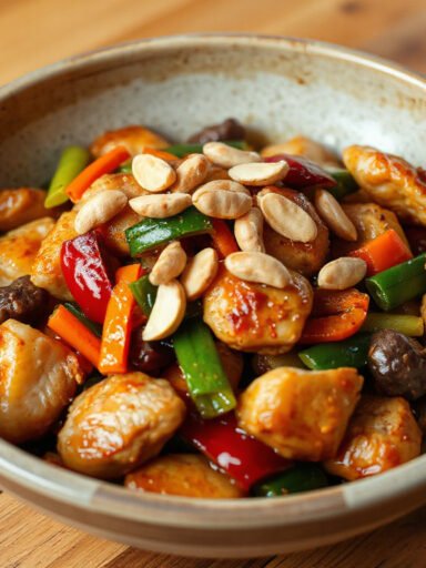 Savory Chicken and Peanut Stir-Fry: A Quick and Delicious Meal Perfect for Weeknights!