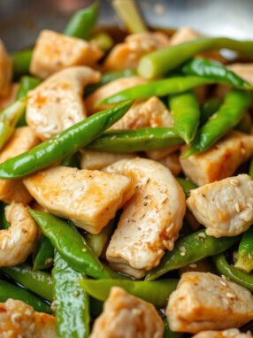 Savor the Flavor: Irresistible Chicken and Snow Peas Stir-Fry Recipe for a Quick and Healthy Meal!