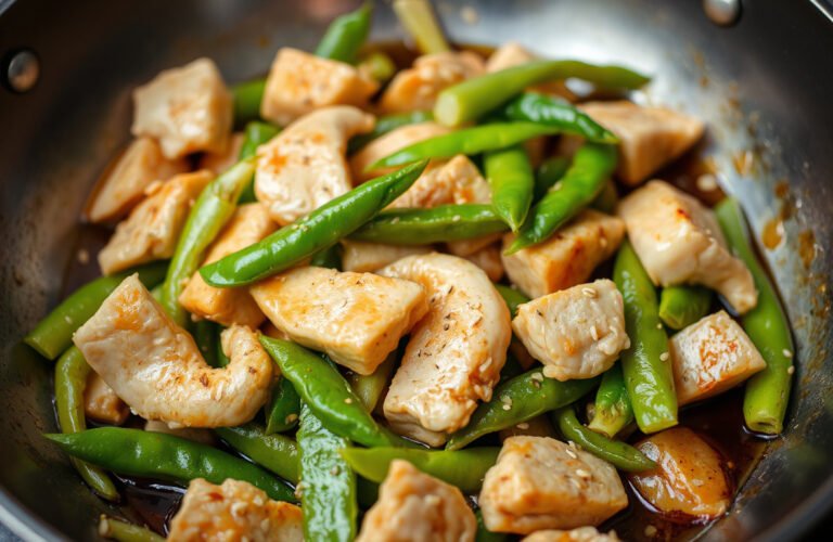 Savor the Flavor: Irresistible Chicken and Snow Peas Stir-Fry Recipe for a Quick and Healthy Meal!