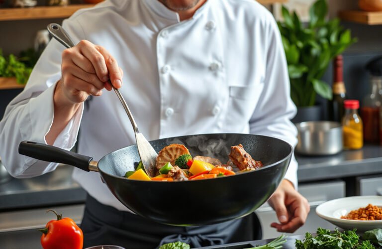 Mastering the Art of Stir-Frying: Why Holding the Wok at an Angle is Key to Perfect Dishes