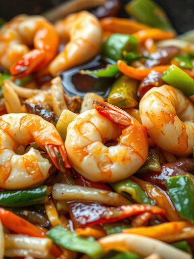 Quick and Flavorful Shrimp and Bean Sprouts Stir-Fry: A Deliciously Healthy Meal in Minutes!