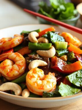 Savory Shrimp and Cashew Stir-Fry: A Quick and Easy Delight for Every Occasion!