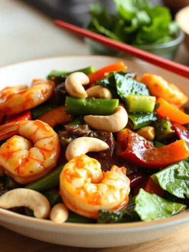 Savory Shrimp and Cashew Stir-Fry: A Quick and Easy Delight for Every Occasion!