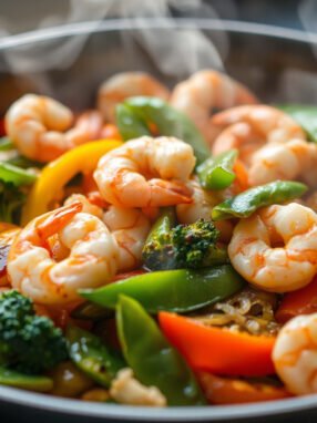 Sizzle & Serve: Easy Shrimp and Vegetable Stir-Fry for a Flavorful Feast