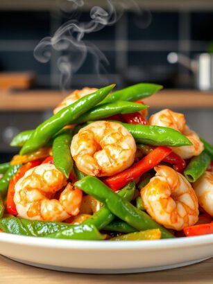 Savor the Perfect Pair: Quick and Delicious Shrimp with Snow Peas Stir-Fry Recipe