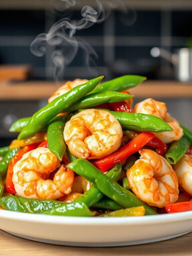 Savor the Perfect Pair: Quick and Delicious Shrimp with Snow Peas Stir-Fry Recipe