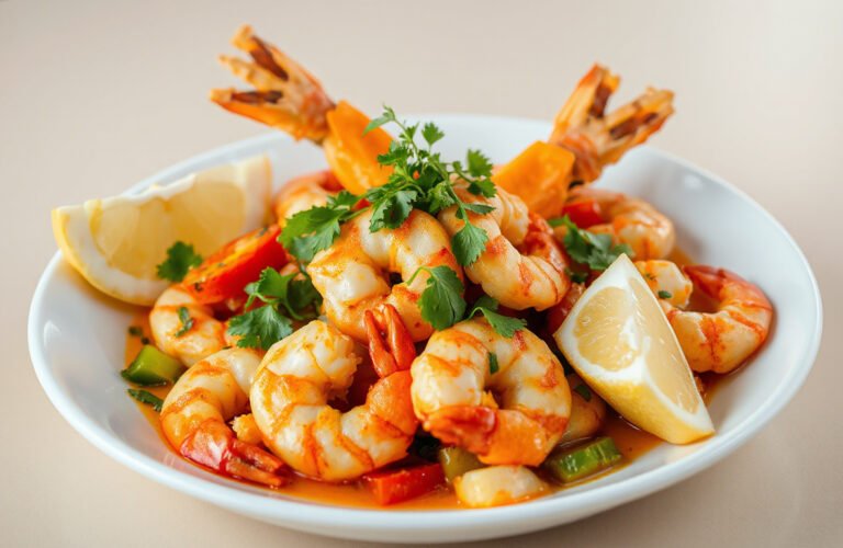 Irresistibly Spicy Garlic Shrimp: A Zesty Delight for Seafood Lovers!