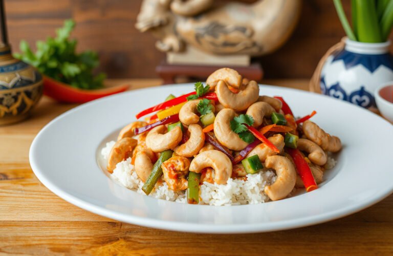 Savor the Flavors of Thailand: A Deliciously Easy Thai Cashew Chicken Recipe