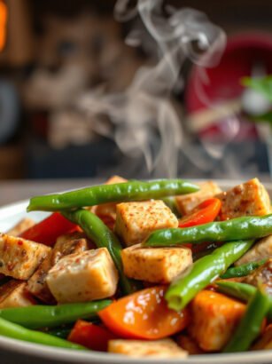 Quick and Delicious Tofu and Green Bean Stir-Fry: A Plant-Based Delight in 30 Minutes!