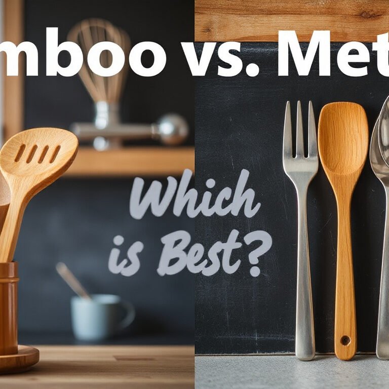 Bamboo vs. Metal Utensils: The Ultimate Guide to Choosing the Best for Your Kitchen!