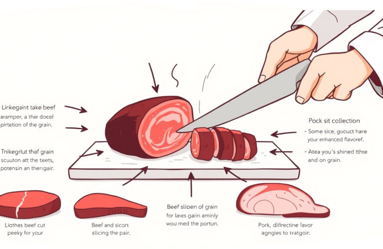 Mastering the Art of Slicing: How to Cut Protein Against the Grain for Tenderness and Flavor