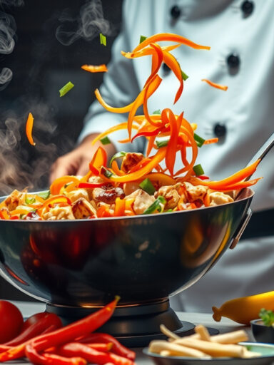 Mastering the Art of Stir-Frying: Shake Your Wok to Perfectly Tumble Ingredients for Flavorful Dishes